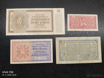 Bankovky Protektorát 1940-42, Londýnská emise 1945 - 6