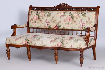 Sedací souprava-1 x sofa+6kusů křesel+oválný stůl-2792 - 6