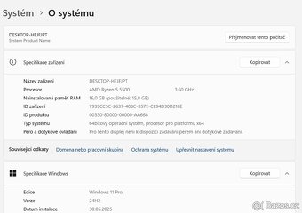 ☑️Herní PC RYZEN 5 5500,RTX 2060SUPER 8GB,16 GB RAM,1 TB SSD - 6