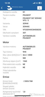 Díly peugeot 307 sw - 6