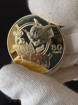 Prodám kovové mince s motivem Tom a Jerry - 6