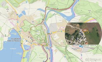 Stavební pozemek 1.103m2, Hluboká nad Vltavou - 6