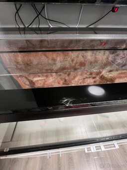 Terárium 120x40x40 s 3D pozadím + vybavení - 6