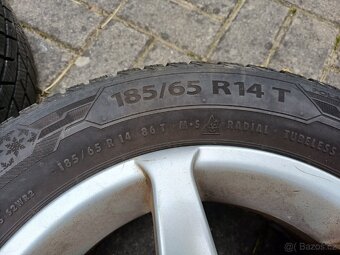 4x108 R14 zimní ALU kola, pneu Barum Polaris 5 - 6