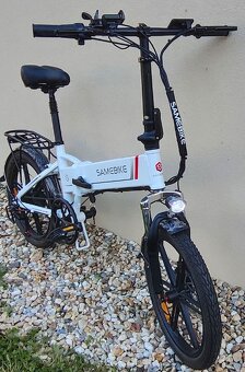 Skládací elektrické kolo motor 250W 48V 10Ah baterie 20 kola - 6