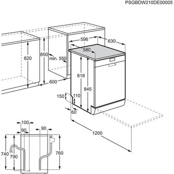 Myčka AEG SatelliteClean FFB53627ZW - nová se zárukou - 6