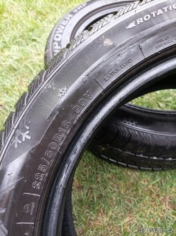 2 zimní pneumatiky Tristar 225/50/18  7-7,5mm - 6