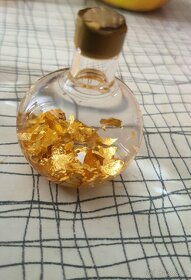 Skleněná lahvička se zlatem - 6