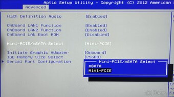 Mini PC i7-4790S 16GB DDR3 2x MiniPCIe 2x GigabitLan adaptér - 6