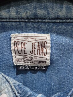 Pepe jeans Košile pánská džínová dřená - 6