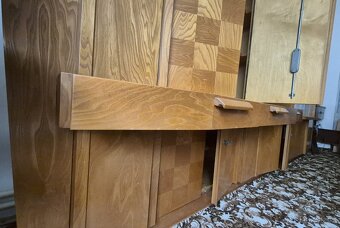 obývací stěna, židle, peřiňák, rozskládací stůl, bar - 6