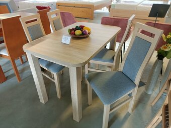 Nové židle  ADAM  +  Stůl - 6