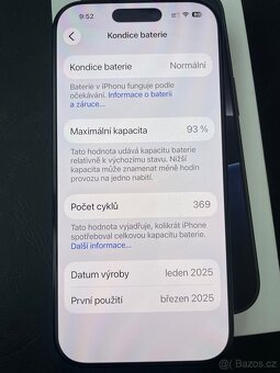 Iphone 16 pro 128 Black - prodej/výměna - 6