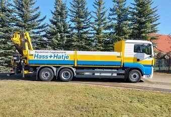MAN TGS 26.440 6x2 - valník s hydraulickou rukou - 6