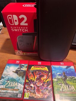 Nintendo Switch 2 v záruce + příslušenství - 6
