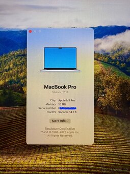 Macbook Pro 16" – M1 Pro/16 GB RAM/512 SDD - Praha/ČB - 6