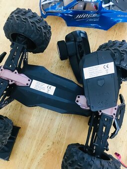 RC auto s dalkovim ovladanim Spirit monster, modrá - 6