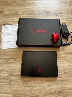Herní notebook MSI GF63 RTX3050, 512 SSD+ 1TB - 6