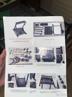 Volant Logitech g920+ řadicí páka + original stojan - 6