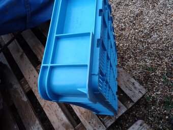 Plastové přepravky OZ ,nízké, barvené - 6