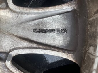 Prodám ALU disky - 5x112 r17 / 3T0601025C - 6