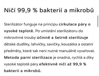 Sterilizátor lahví do mikrovlnné trouby - 6