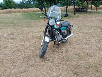Jawa 350 634 zelená metalíza - 6