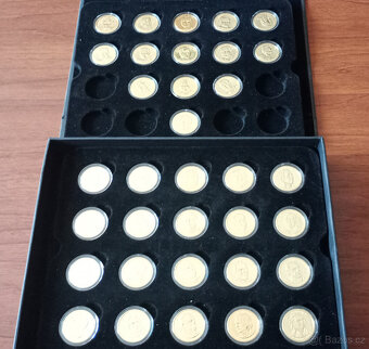 34 prezidentských dolarů – luxusní zlatá sada - 6