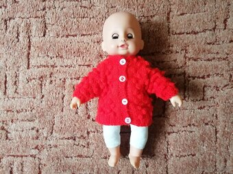 Mrkací mluvící panenka - miminko cca 30 cm - 6