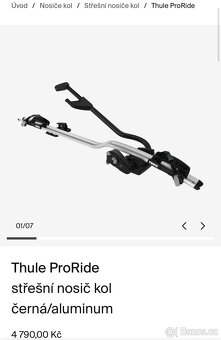 Thule ProRide 3x Střešní Nosiče Kol - 6