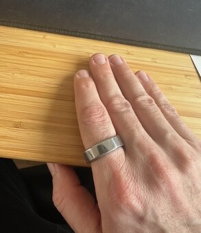 OURA Ring 3 Heritage Silver, velikost 13 - 6