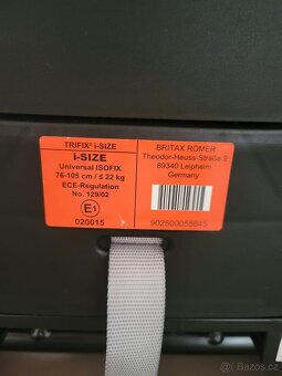 Prodám autosedačku Britax Romer - 6