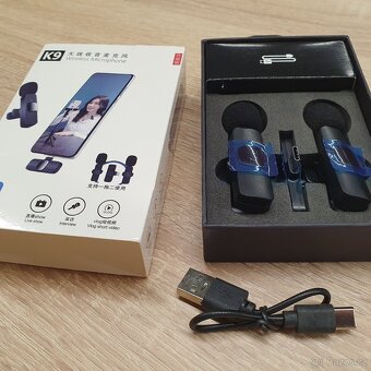 Bezdrátový 2.4G mikrofonní systém K9 - 6