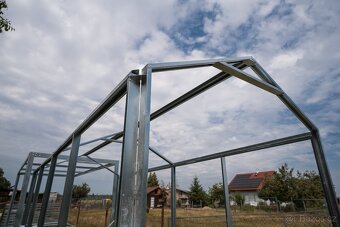 Ocelová zinkovaná konstrukce 3,1x7,5m - 6