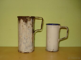 Staré smaltované odměrky - 6