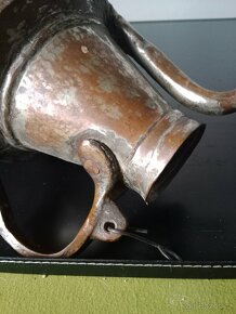 Konvice měděná masivní starožitnost - 6