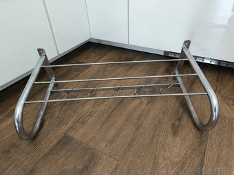 Funkcionalistický chromový věšák - 50. léta - 6