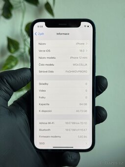 iPhone 12 mini 64GB modrý - 6