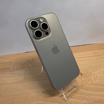 iPhone 15 Pro 256GB, nature, 100% baterie, eSIM (rok záruka) - 6