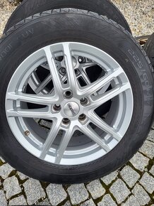 Prodám alu kola Dezent 5x108 R17 pneu 225/60 R17 - 6