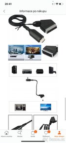Adaptér HDMI konvertor pro scart 100cm - 6