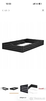 Vyvýšený zahradní záhon tmavě šedý - 6