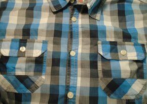 Pánská slim kostkovaná košile A. Litrico/XL-L/2x61cm - 6