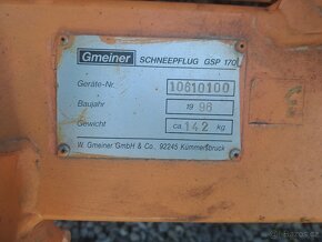Multicar radlice na sníh čelni - 6