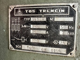 Soustruh TOS TRENČÍN SV 18 R - 6
