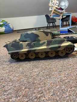 RC tank 1:16 Königstiger věž Henschel (IR/BB, kov. převodovk - 6