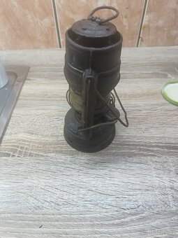 Stará německá lampa Feuerhand -Atom 75 - vzácná - 6