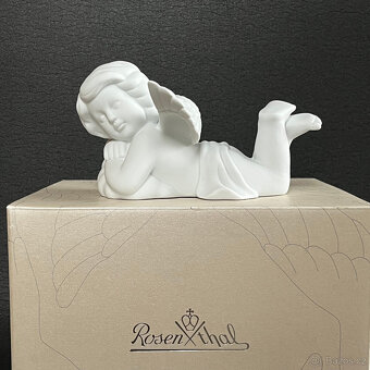 Rosenthal Soška Ležící Anděl D 16 cm - 6