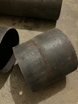 Komínová kouřová roura, koleno průměr 150mm, 4x metrová a ko - 6