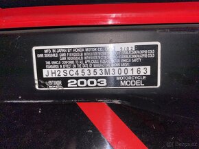 Honda RVT 1000R (RC51) r.v. 2003 - 6